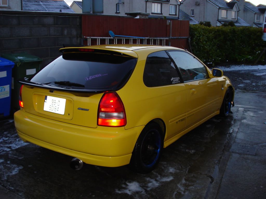 ***Yellow EK B16b*** JDM EK9 Honda Civic Type R Forum